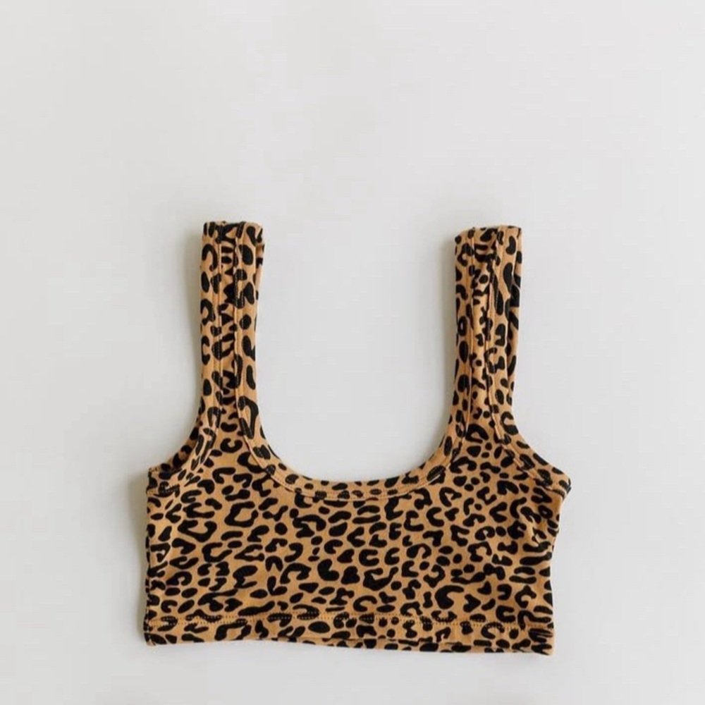 ARQ Leopard Wide-Strap Bra